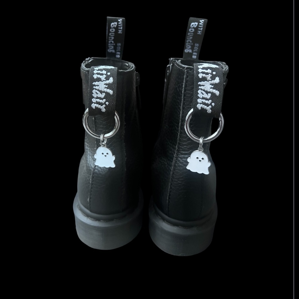 White Ghost Boot Charms